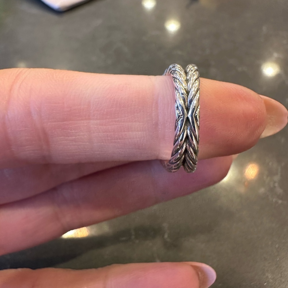 David Yurman Cushion Point Smokey Quartz size 7 ring - Picture 6 of 15